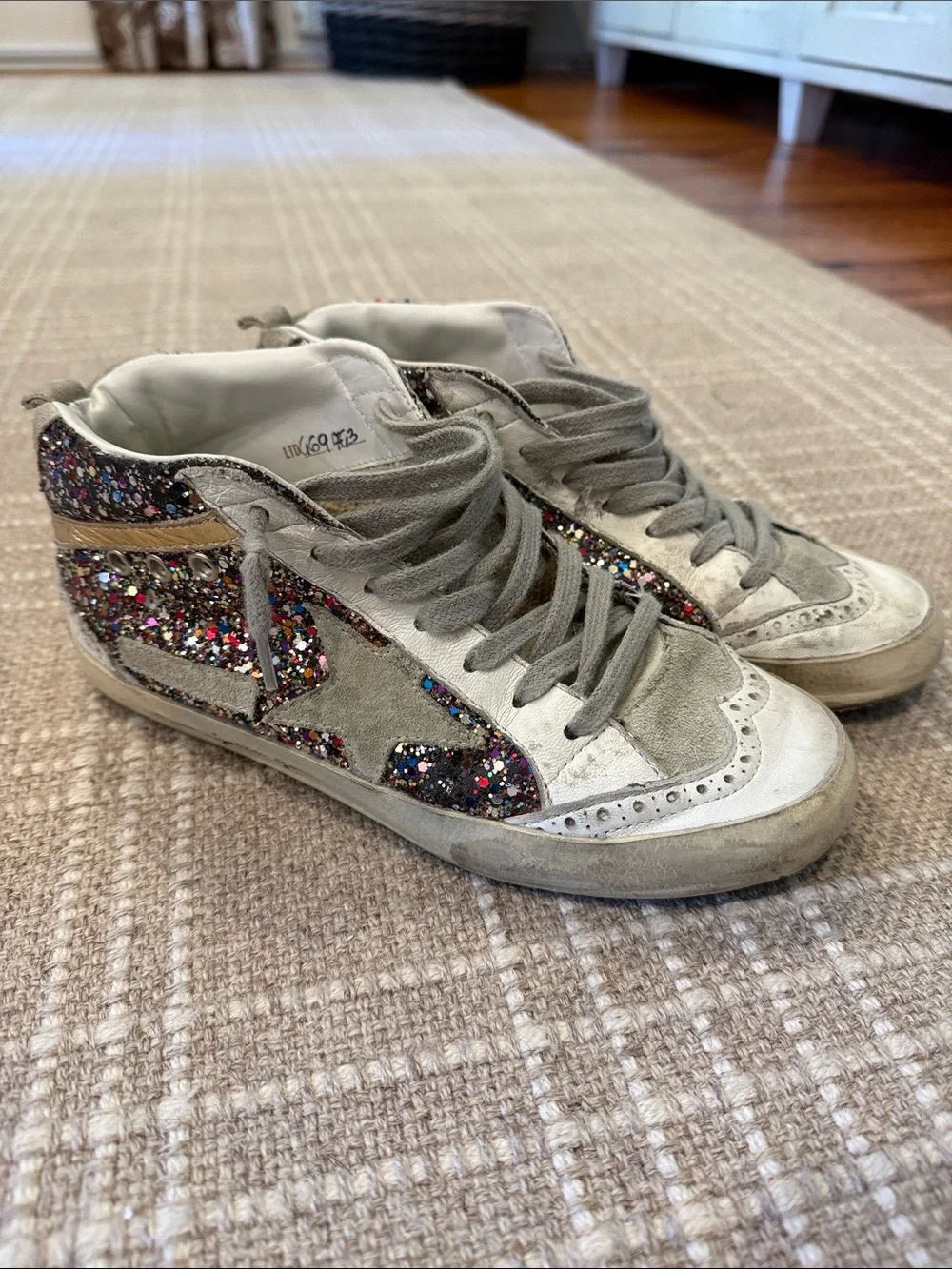 Golden Golden MidStar limited Edition sparkle sneakers
